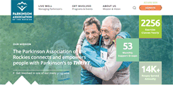Desktop Screenshot of parkinsonrockies.org