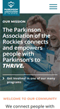 Mobile Screenshot of parkinsonrockies.org